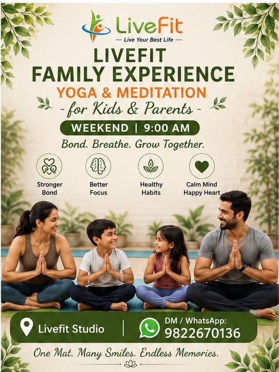 Family yoga and meditation for kids and parents